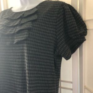 Perfect fall dress in gray houndstooth size 16